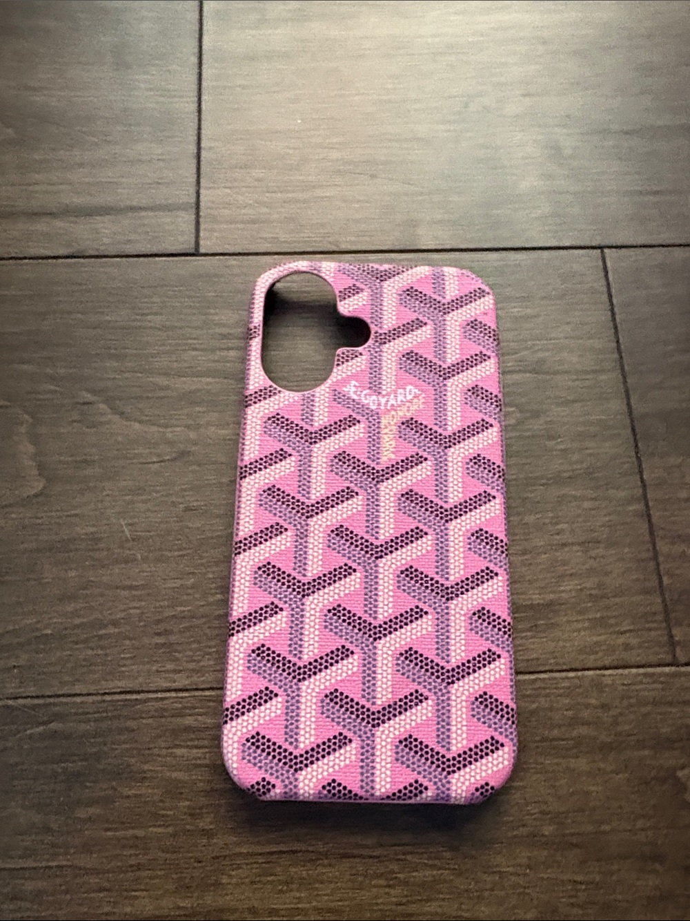 Pink Patterned Phone Case - Designer Style iPhone 16